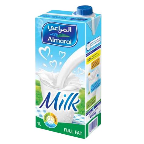 Buy Almarai Uht Milk Full Fat Vit Milk 1l Online Shop Fresh Food On