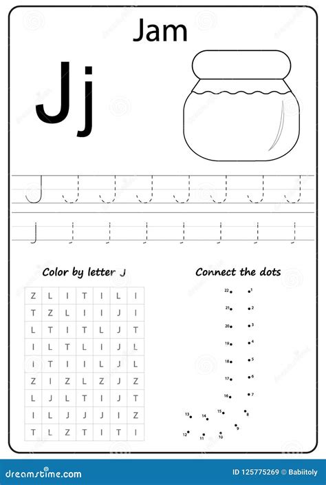 Letter Worksheets J Letter J Worksheets Preschool Alphabet