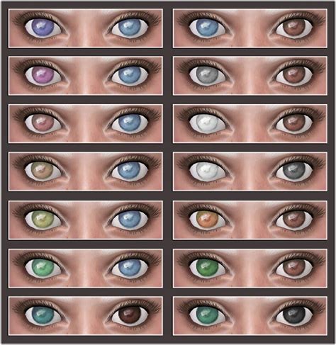 11 Heterochromia Eyes At All By Glaza The Sims 4 Catalog