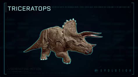 Species Profile Triceratopsjurassic World Evolution Youtube