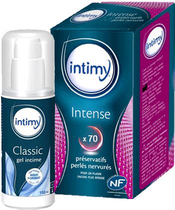 Intimy Intense Gel Lubrifiant Intime 70 Kondome 150ml