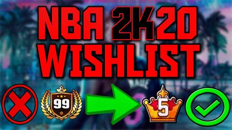 Nba 2k20 Wishlist What We Need In This Years Game Youtube