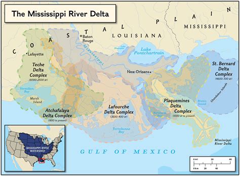 Mississippi Delta Map Color 2018