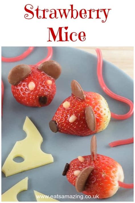 Nutcracker Themed Food: Strawberry Mice