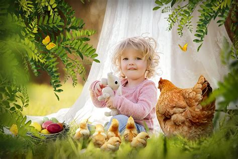 Child Easter Nature Free Photo On Pixabay