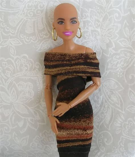BALD BARBIE AA FASHIONISTAS 150 Hybrid Doll With Made To Move