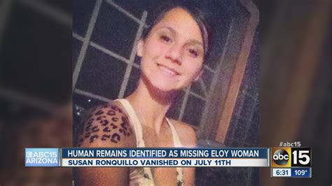 Human Remains Identified As Missing Eloy Woman Youtube