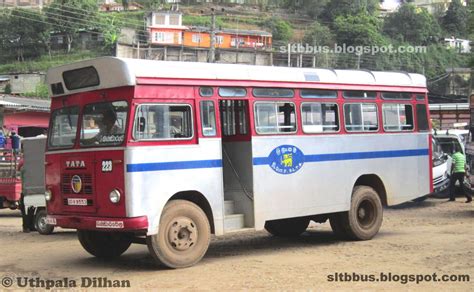 Sltb Buses ශ්‍රී ලංගම බස් Classic Tata 1210 C Sltb Bodied Bus From