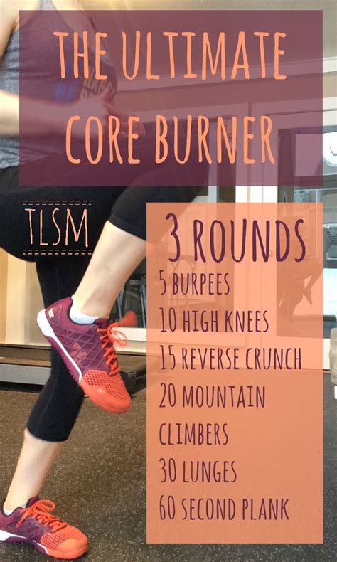 The Ultimate Core Burner Workout Talk Less Say More