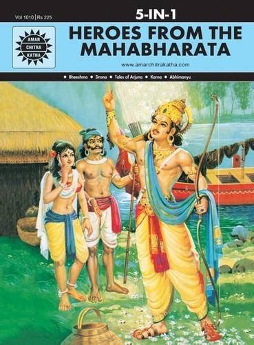 5 In 1 Heroes From The Mahabharata Amar Chitra Katha 5 In 1 Series
