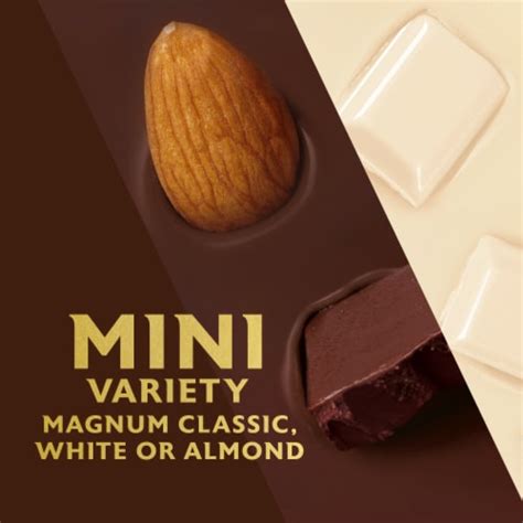 Magnum Mini Ice Cream Bars Classic Almond White 6 Ct Frys Food Stores