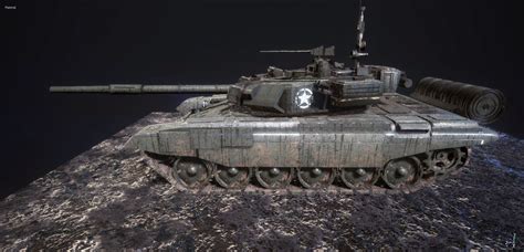 Tank T90 3d Model Turbosquid 1210793
