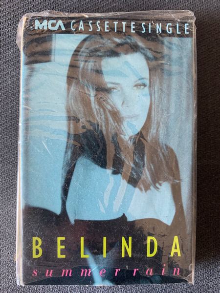 Belinda Carlisle Summer Rain Original Usa Cassette Single Used Borderline Music