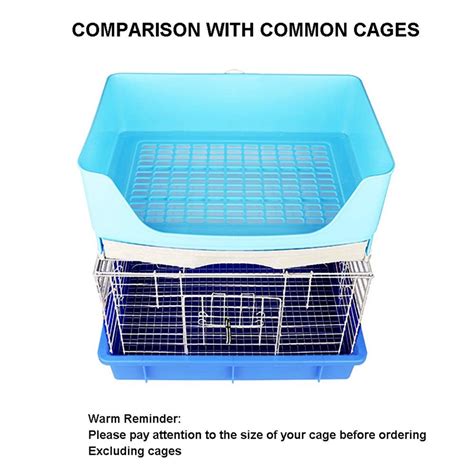 Large Rabbit Litter Box With Der Corner Toilet Box With