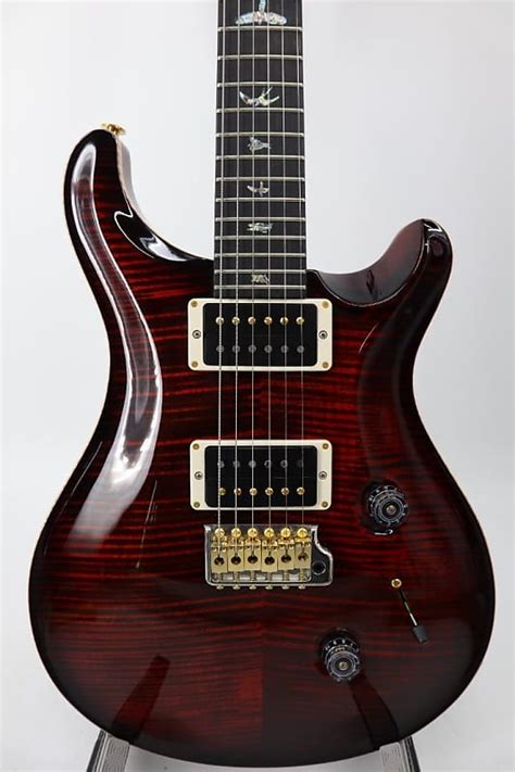 paul reed smith prs custom 24 hybrid artist package fire red reverb