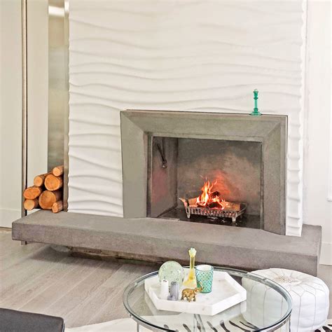 How To Clean Concrete Fireplace Hearth Fireplace Lintel Opening