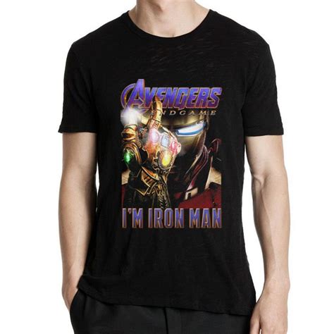 • full official i am iron man snap avengers 4: Nice Avengers Endgame The Snap I'm Iron Man shirt, hoodie ...