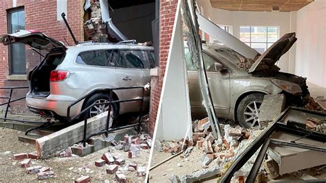 Vehicle Crashes Into Dc Building Causing Structural Damage Nbc4