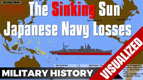 The Sinking Sun Time Lapse Japanese Navy Losses Ijn World War 2
