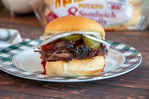 The Ultimate Bbq Brisket Sandwich With Infographic Martins Famous