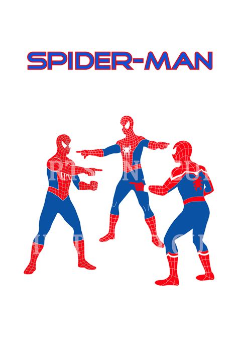 Spiderman No Way Home Pointing Meme Downloadable PNG File - Etsy