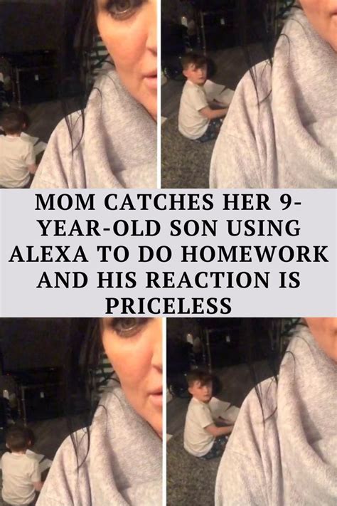 Mom Catches Her 9 Year Old Son Using Alexa To Do Homework And His