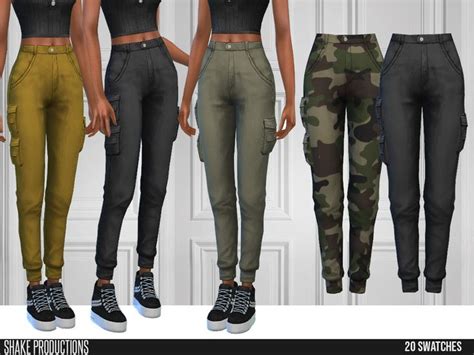 Shakeproductions 568 Cargo Pants Sims 4 Clothing Sims 4 Men