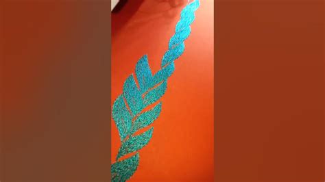 Amazing Leaf Neck Embroidery Designs Youtube