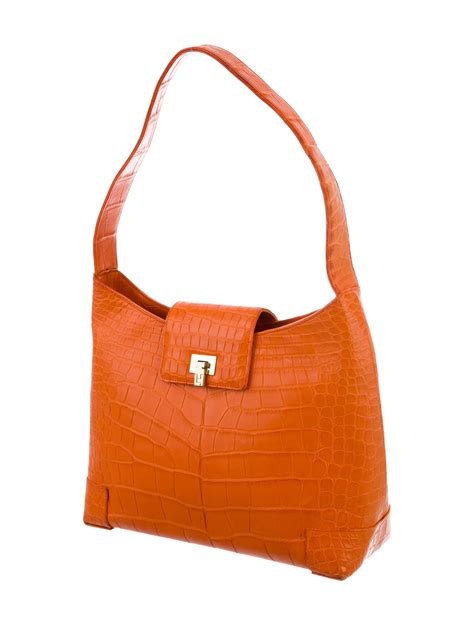 Lambertson Truex Crocodile Shoulder Bag Handbags Wlt20408 The