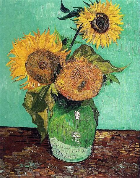 Sunflowers Vincent Van Gogh Wallpaper Image
