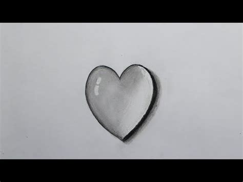 Easy 3d drawing for kids. Easy way to draw a 3D heart for beginners | How to draw a ...