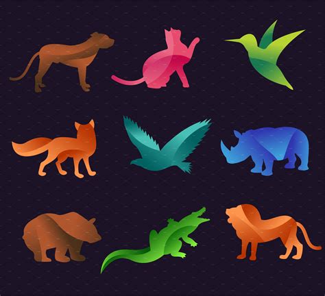 Animal Zoo Vector Icon Animal Illustrations ~ Creative Market
