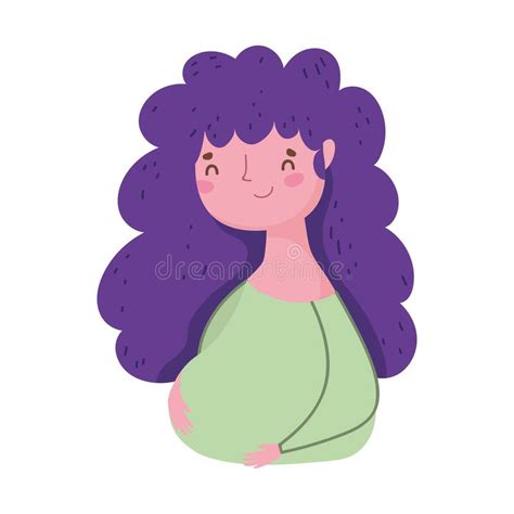 Young Woman Portrait Cartoon Character Avatar Female Isolated Icon