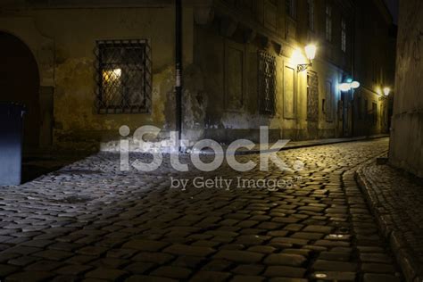 Czech Republic Praha Dark Alley Stock Photo Royalty Free Freeimages