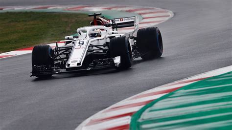 F1 2018 Test Barcellona Ecco La Fotogallery Dellalfa Romeo Sauber C37