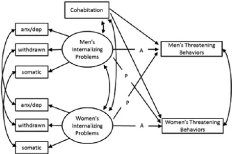 basic actor partner interdependence model illustrating download scientific diagram