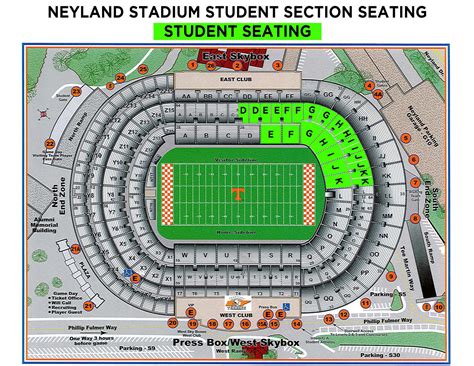 33 Neyland Stadium Gate Map Maps Database Source