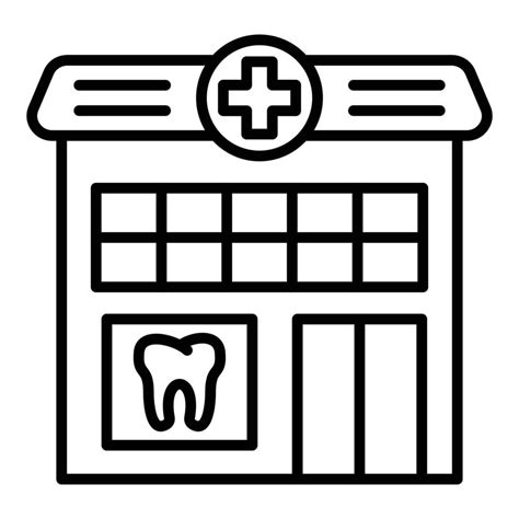 Dental Clinic Icon Style 7239297 Vector Art At Vecteezy