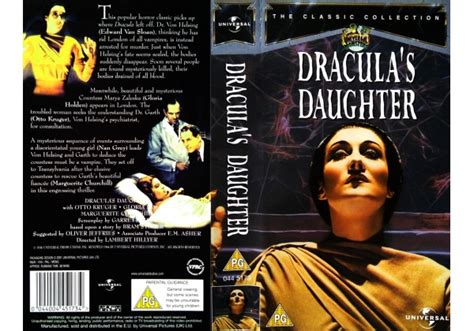 Draculas Daughter 1936 On Universal United Kingdom Vhs Videotape