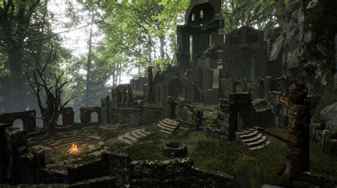 Roch Charron Dark Souls Firelink Shrine Remake Ue4