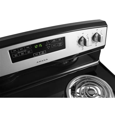 Amana Acr4303mfs30 Inch Amana® Electric Range With Bake Assist Temps