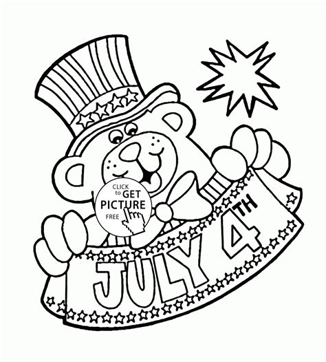 Choose a 4th of july coloring page or worksheet. √ 4Th Of July Kids Coloring / Fourth Of July Coloring ...