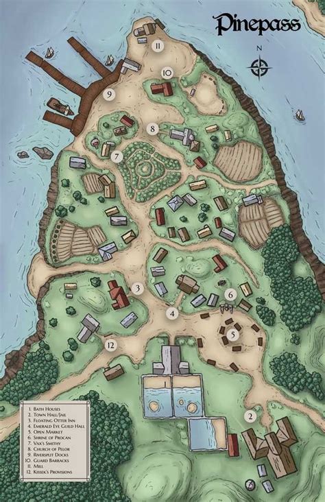 189 Best Dandd Village And Town Maps Images On Pinterest Pretend Play