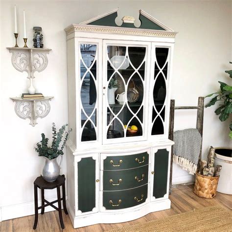 Check out our white china cabinet selection for the very best in unique or custom, handmade pieces from our buffets & china cabinets shops. White China Cabinet Federal Style Bookcase or Liquor ...