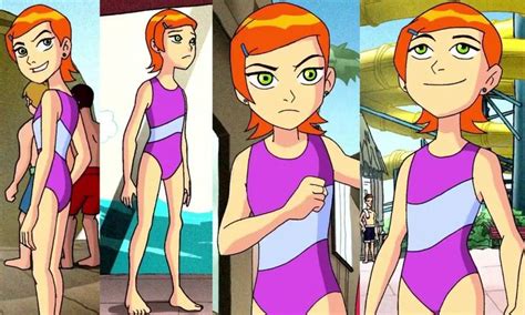 Gwen Swimsuit Original Ben Comics Girl Cartoon Rwby Anime