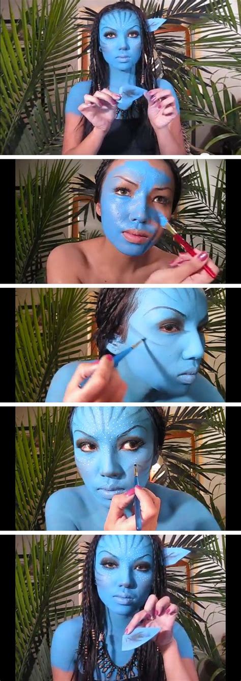 Neytiri Avatar Halloween Make Uptutorial Click Pic For 22 Easy Diy