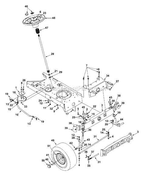 Mtd Lawn Tractor Steering Parts