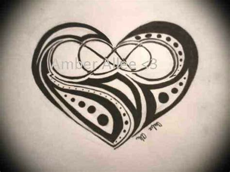 Double Infinity Heart Couple Tattoos Love Tattoos Tribal Tattoos