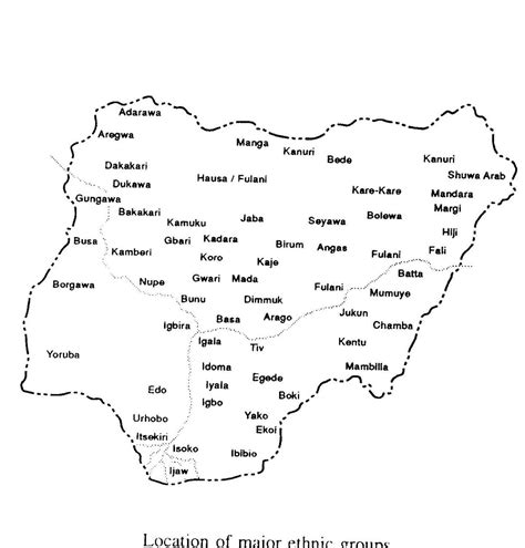 Dibujar El Mapa De Nigeria Dibujar Nigeria Mapa África Occidental