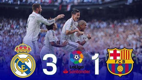 Real Madrid Vs Barcelona 3 1 Extended Highlights And All Goal Hd Youtube